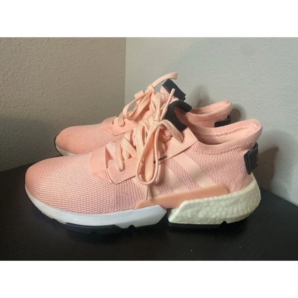 Adidas Originals POD-S3.1 Salmon Pink Athletic‎ Running Shoes B37364 Men's Sz 10